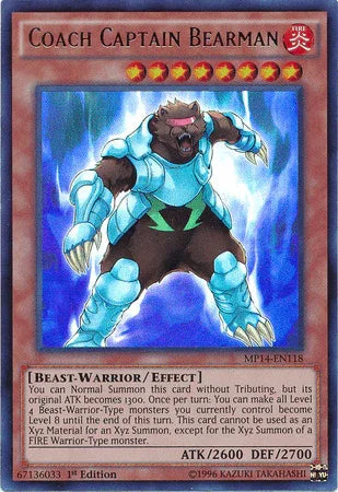 Coach Captain Bearman [MP14-EN118] Ultra Rare - for just $0.10! 