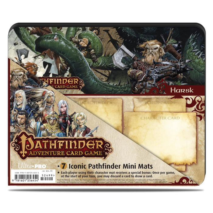 Ultra PRO: Playmat - Pathfinder (7 Iconic Pathfinder Mini Mats) - for just $0! 