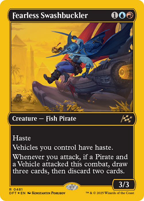 Fearless Swashbuckler (DFT-481) - Aetherdrift Foil - for just $0.29! 
