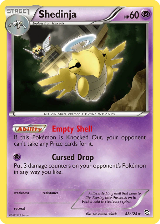 Shedinja (48/124) [Black & White: Dragons Exalted] - for just $1.40! 