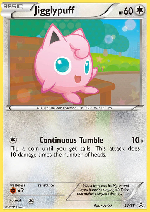 Jigglypuff (BW65) [Black & White: Black Star Promos] - for just $4.40! 