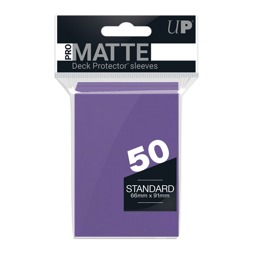 Ultra PRO: Standard 50ct Sleeves - PRO-Matte (Purple) - Just $0! Shop now at Retro Gaming of Denver