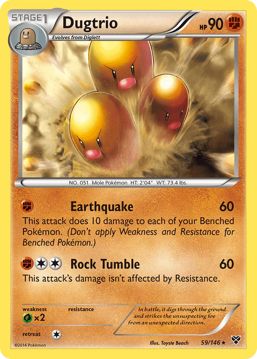 Dugtrio (59/146) [XY: Base Set] - for just $0.15! 