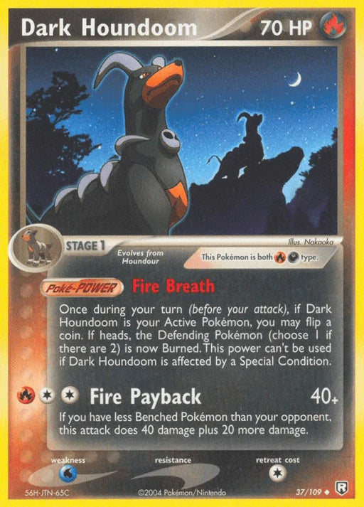Dark Houndoom (37/109) [EX: Team Rocket Returns] - for just $8.35! 