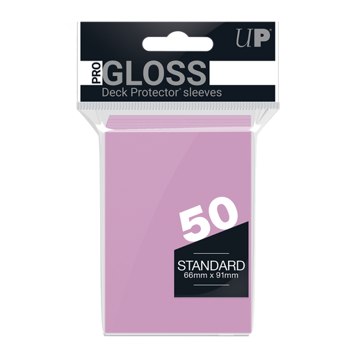 Ultra PRO: Standard 50ct Sleeves - PRO-Gloss (Pink) - Just $0! Shop now at Retro Gaming of Denver