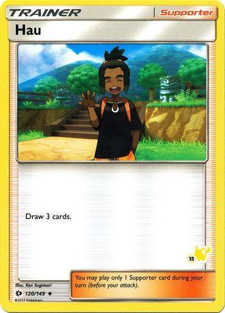 Hau (120/149) (Pikachu Stamp #13) [Battle Academy 2020] - for just $0.10! 