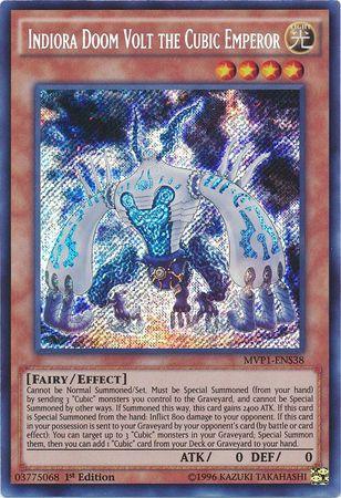 Indiora Doom Volt the Cubic Emperor [MVP1-ENS38] Secret Rare - for just $0.10! 