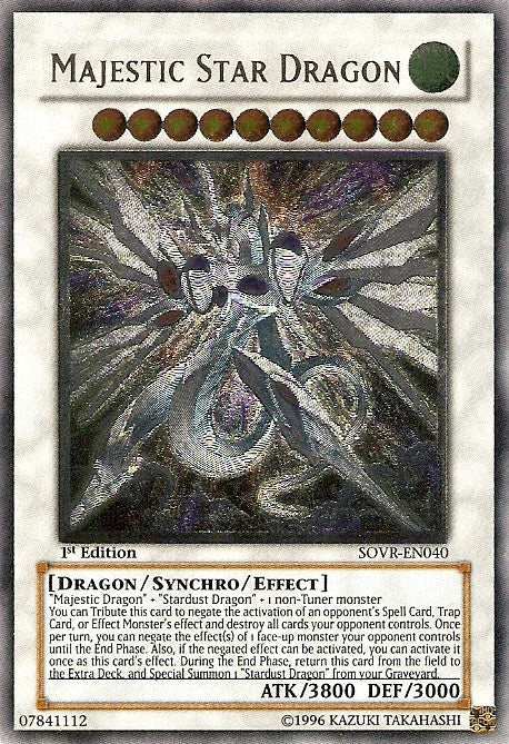 Majestic Star Dragon [SOVR-EN040] Ultimate Rare - for just $12.55! 