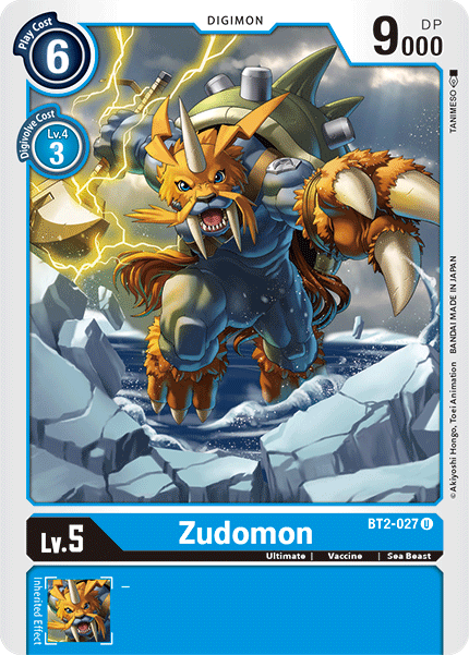 Zudomon [BT2-027] [Release Special Booster Ver.1.5] - Just $0.09! Shop now at Retro Gaming of Denver