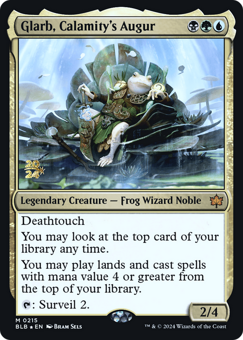 Glarb, Calamity's Augur (PRE-215) - Bloomburrow Promos Foil - for just $4.58! 
