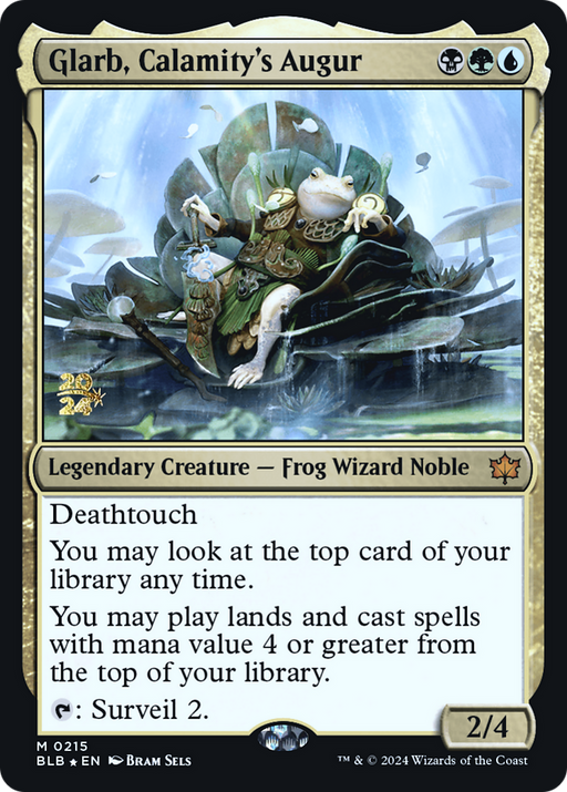 Glarb, Calamity's Augur (PRE-215) - Bloomburrow Promos Foil - for just $4.42! 