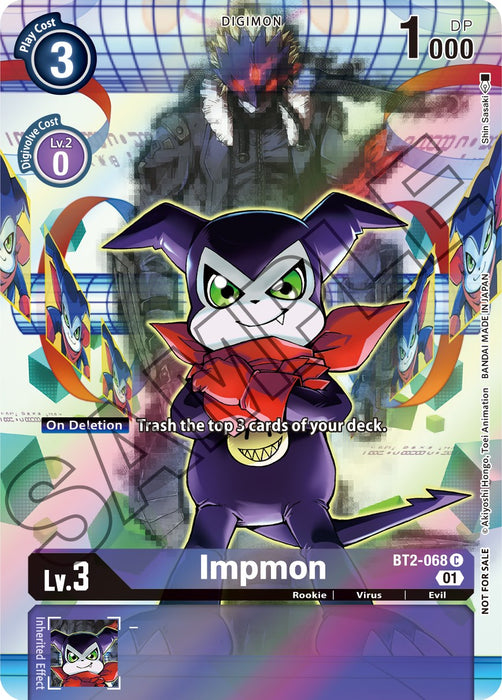 Impmon [BT2-068] (Tamer's Card Set 1) [Release Special Booster Promos] - Just $7.35! Shop now at Retro Gaming of Denver