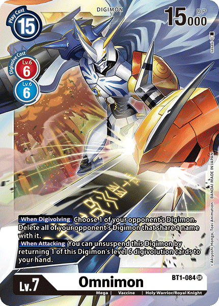 Omnimon [BT1-084] [Release Special Booster Ver.1.0] - Just $0.30! Shop now at Retro Gaming of Denver