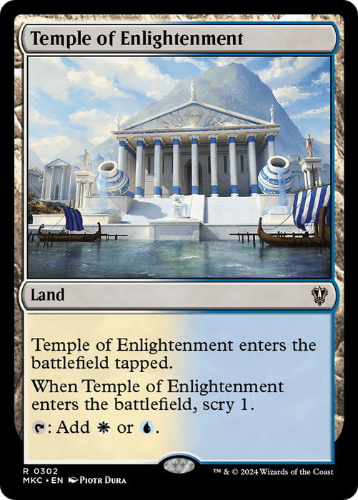 Temple of Enlightenment (MKC-302) - Murders at Karlov Manor Commander - for just $0.05! 