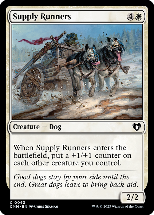 Supply Runners (CMM-063) - Commander Masters - for just $0.02! 