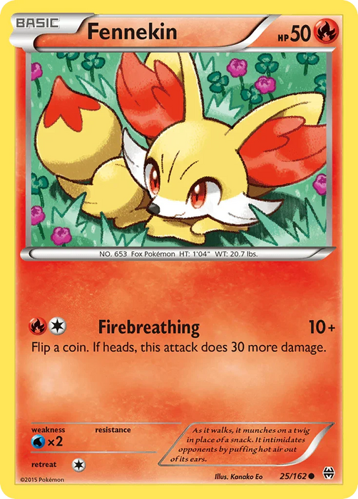 Fennekin (25/162) [XY: BREAKthrough] - for just $0.15! 