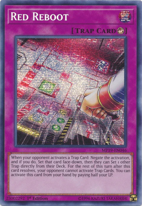 Red Reboot [MP19-EN046] Prismatic Secret Rare - for just $0.90! 