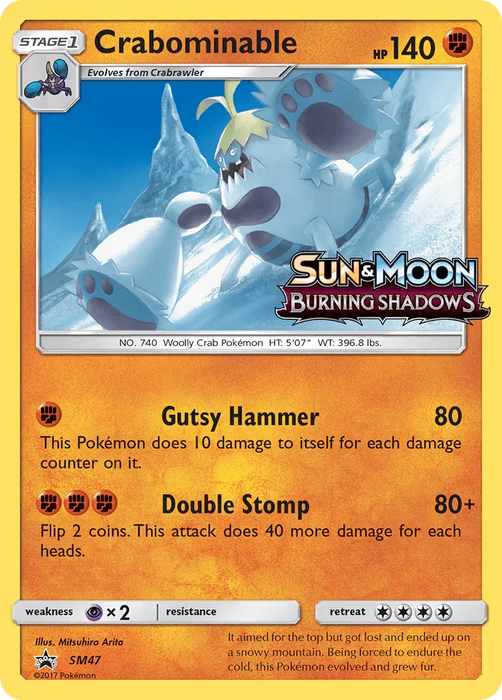 Crabominable (SM47) [Sun & Moon: Black Star Promos] - for just $1.05! 