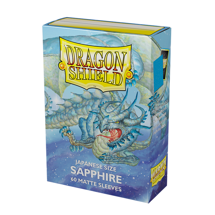 Dragon Shield: Japanese Size 60ct Sleeves - Sapphire (Matte) - for just $0! 