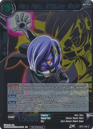 Haru Haru, Attacker Majin (Event Pack 3 - 2019) (BT3-120_PR) [Promotion Cards] - for just $0.25! 