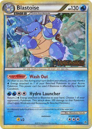 Blastoise (13/95) (Prerelease Promo) [HeartGold & SoulSilver: Black Star Promos] - for just $51.85! 