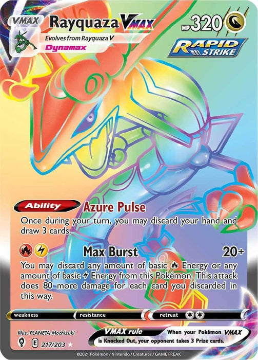 Rayquaza VMAX (217/203) [Sword & Shield: Evolving Skies] - for just $43.35! 