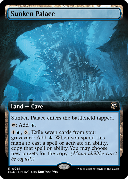 Sunken Palace (M3C-081) - Modern Horizons 3 Commander: (Extended Art) - for just $0.23! 