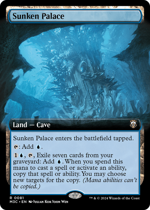 Sunken Palace (M3C-081) - Modern Horizons 3 Commander: (Extended Art) - for just $0.23! 