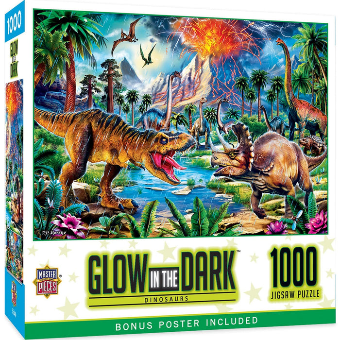 Glow in the Dark - Dinosaurs 1000 Piece Jigsaw Puzzle - for just $16.99! 
