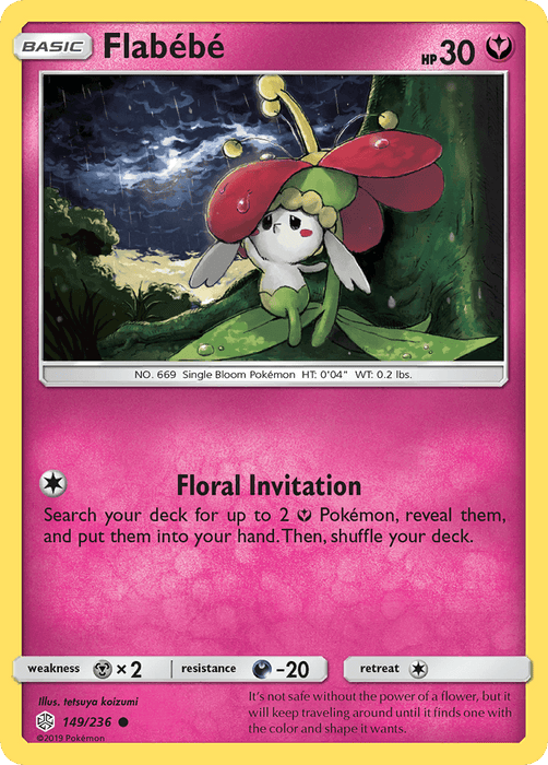 Flabebe (149/236) [Sun & Moon: Cosmic Eclipse] - for just $0.15! 
