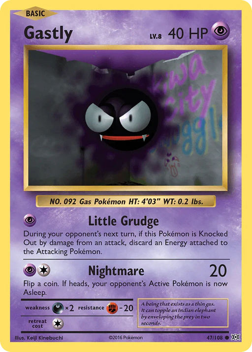 Gastly (47/108) [XY: Evolutions] - for just $0.10! 