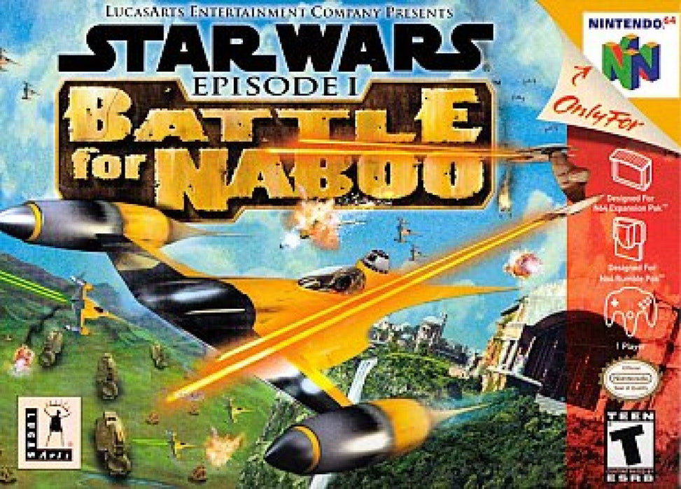 Star Wars: Episode 1 - Battle for Naboo – Nintendo 64 (N64) - for just $24.99! 