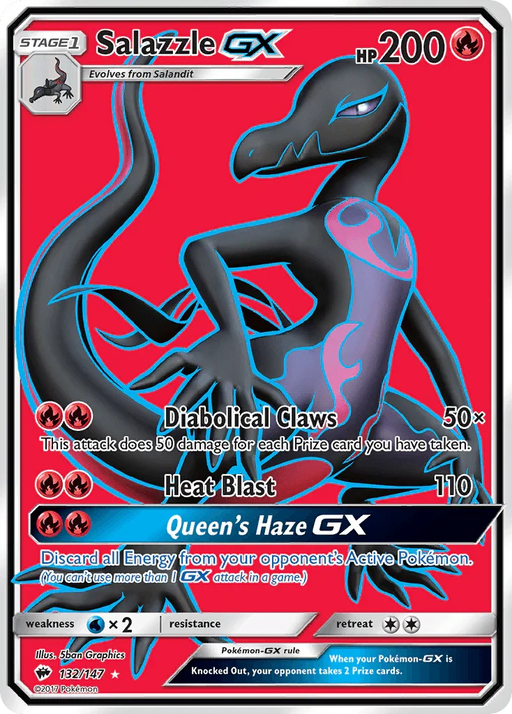 Salazzle GX (132/147) [Sun & Moon: Burning Shadows] - for just $2.15! 
