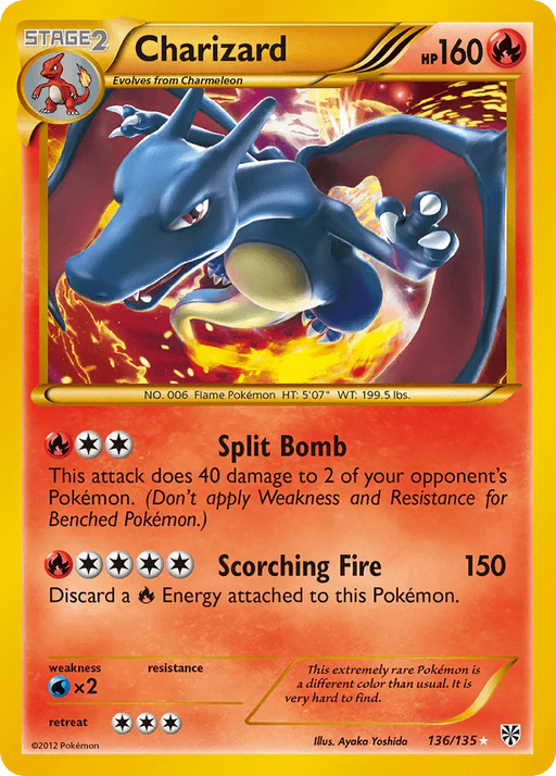 Charizard (136/135) [Black & White: Plasma Storm] - for just $460! 