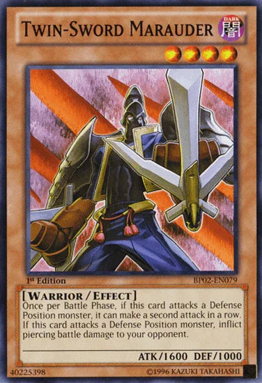 Twin-Sword Marauder [BP02-EN079] Mosaic Rare - for just $0.10! 