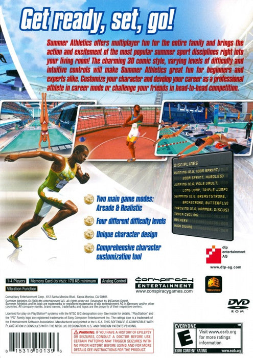 Summer Athletics: The Ultimate Challenge – PlayStation 2 (PS2) - for just $2.99! 