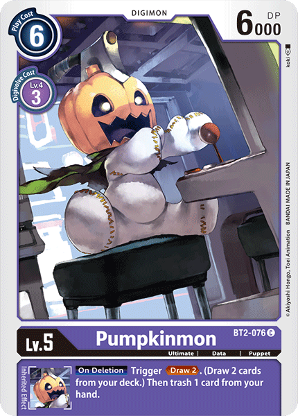 Pumpkinmon [BT2-076] [Release Special Booster Ver.1.0] - Just $0.09! Shop now at Retro Gaming of Denver