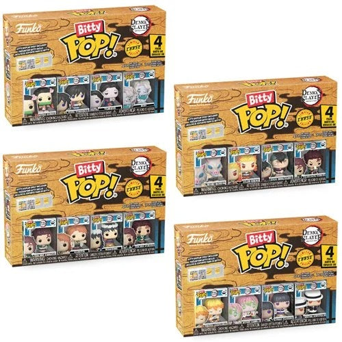 Funko Bitty Pop! Demon Slayer Mini-Figure 4-Pack Specialty - Select Figure(s) - for just $14.98! 