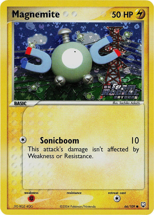 Magnemite (66/109) (Stamped) [EX: Team Rocket Returns] - for just $7.15! 