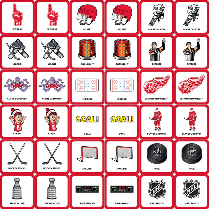 Detroit Red Wings Matching Game - Just $12.99! Shop now at Retro Gaming of Denver