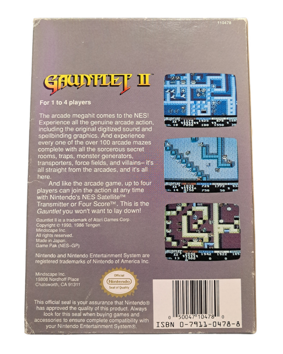 Gauntlet II [In Box][Missing Manual/Inserts] – Nintendo Entertainment System (NES) - for just $34.99! 
