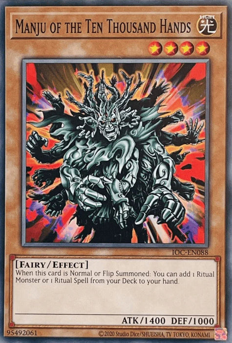 Manju of the Ten Thousand Hands (25th Anniversary) [IOC-EN088] Common - for just $0.30! 