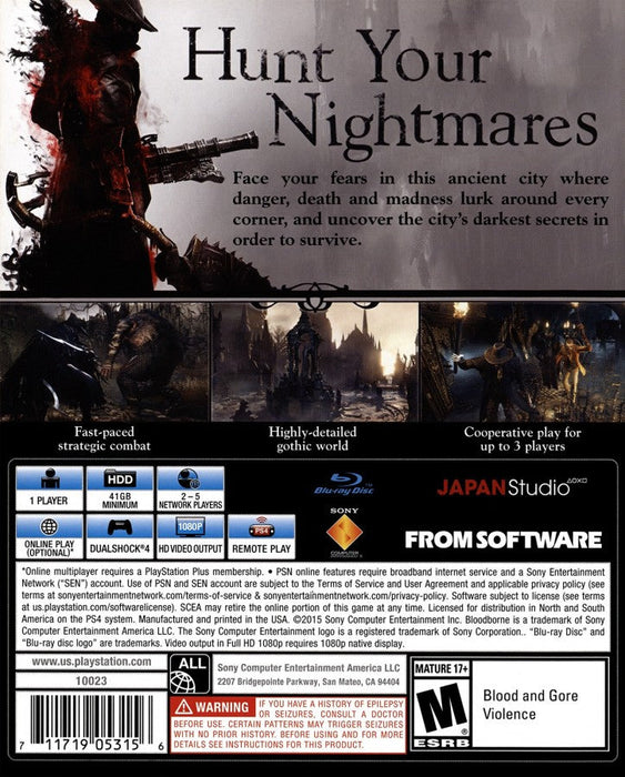 Bloodborne – PlayStation 4 (PS4) - for just $17.99! 