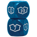 Ultra PRO: Loyalty Dice Set - 22MM Deluxe with 7-12 (Island) - for just $0! 