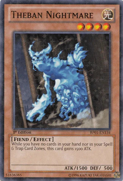 Theban Nightmare [BP01-EN134] Starfoil Rare - for just $0.10! 