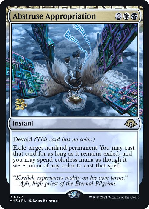 Abstruse Appropriation (PRE-177) - Modern Horizons 3 Promos: (devoid) Foil - for just $0.19! 