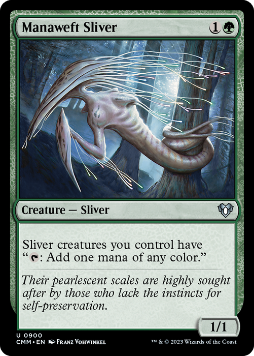 Manaweft Sliver (CMM-900) - Commander Masters - for just $1! 