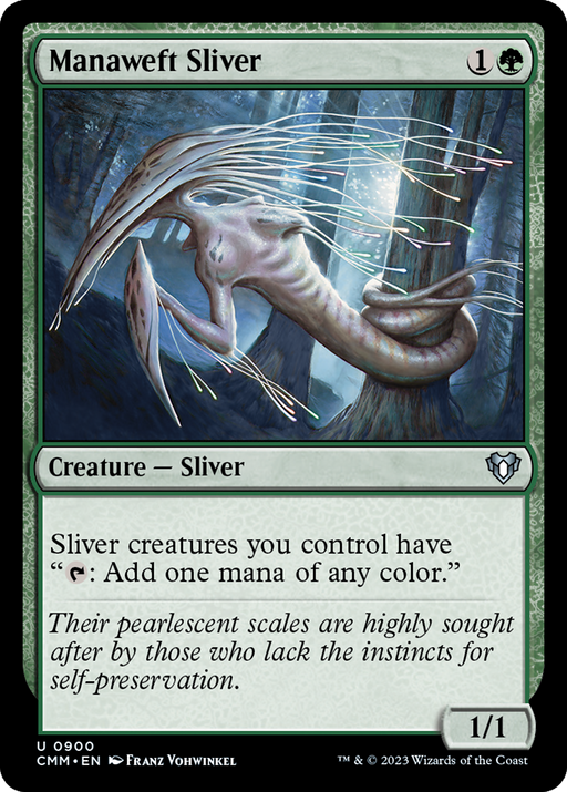 Manaweft Sliver (CMM-900) - Commander Masters - for just $0.89! 