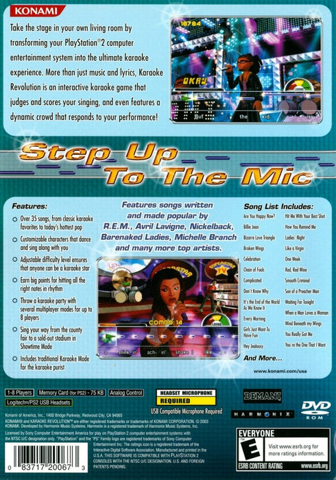 Karaoke Revolution – PlayStation 2 (PS2) - for just $6.99! 