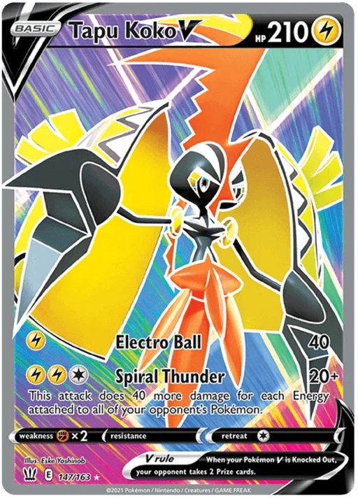 Tapu Koko V (147/163) [Sword & Shield: Battle Styles] - for just $1.20! 